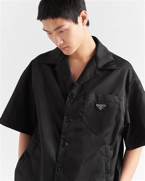 plain black prada t shirt|prada nylon shirtprada.